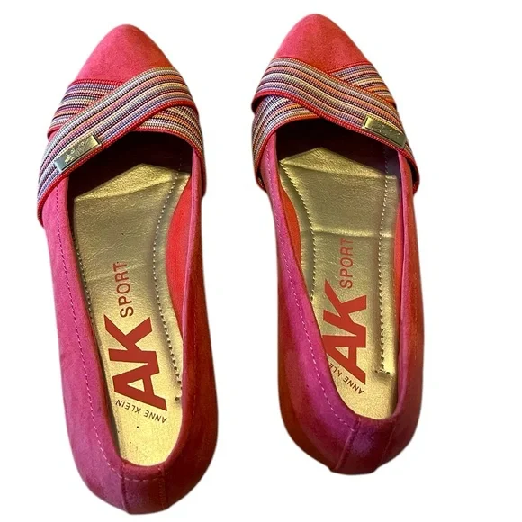 💜ANNE KLEIN SPORT Women's Red Flats - Picture 6 of 6